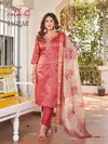 Jaguar By Aanchi Shimmer Wholesale Kurti With Bottom Dupatta Suppliers In Mumbai